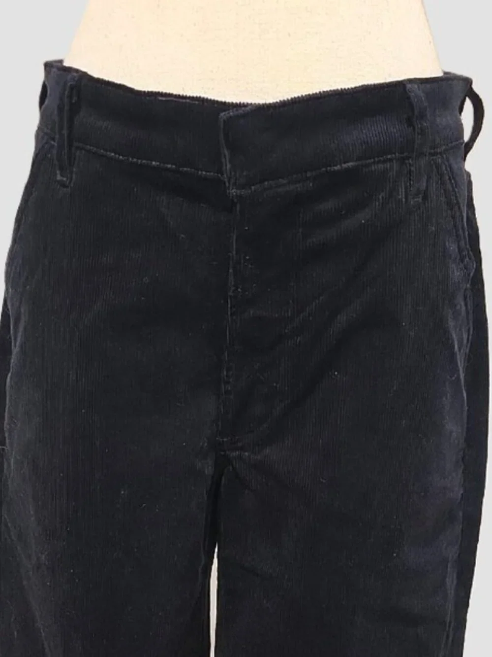 NEW RARE $248 CITIZENS OF HUMANITY LINA BLACK CORDUROY TROUSER PANTS SIZE 27 - Picture 5 of 11